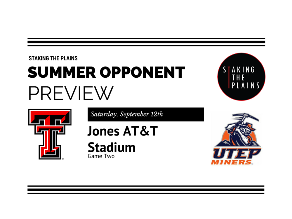 Summer Opponent Preview: UTEP Miners – The Preview