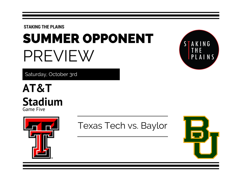 Summer Opponent Preview: Baylor Bears – The Numbers