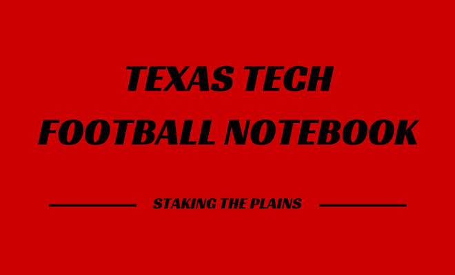 Notebook: Notre Dame Transfer to Visit Texas Tech; Gibbs Has Options in Secondary