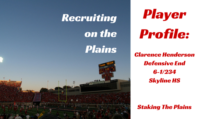 Recruiting on the Plains: 2016 DE Clarence Henderson