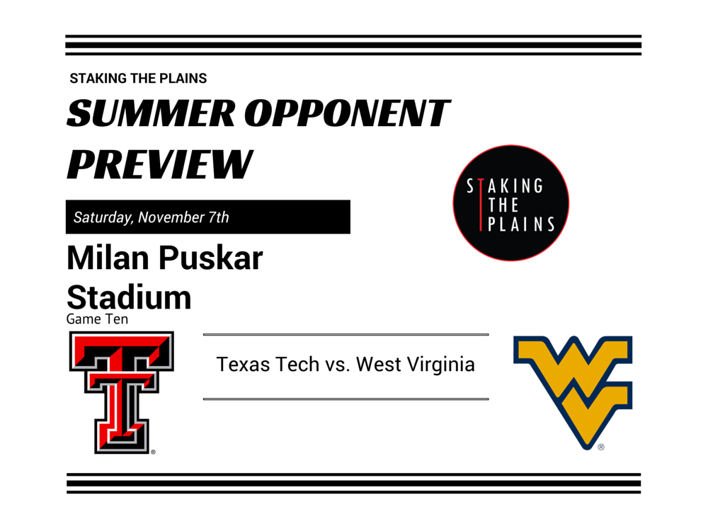 Summer Opponent Preview: West Virginia – The Numbers