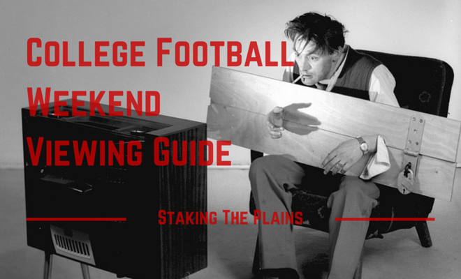 College Football Weekend Viewing Guide: Week 1