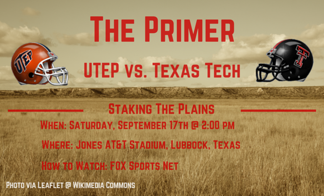 Game Day Videos, News, Notes & Links: UTEP vs. Texas Tech