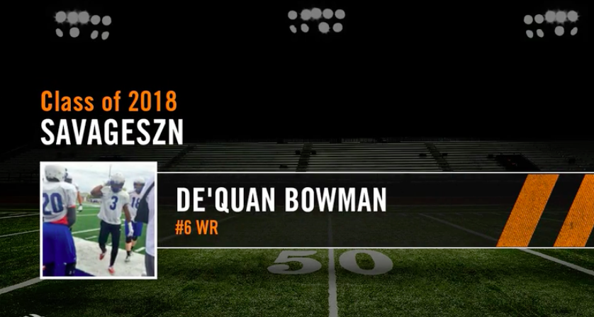 Texas Tech Commit WR De’Quan Bowman Midseason Highlights