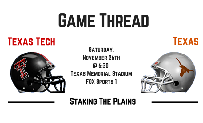 Game Thread I: Texas Tech vs. Texas