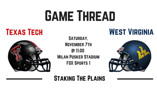 Game Thread II: Texas Tech vs. West Virginia