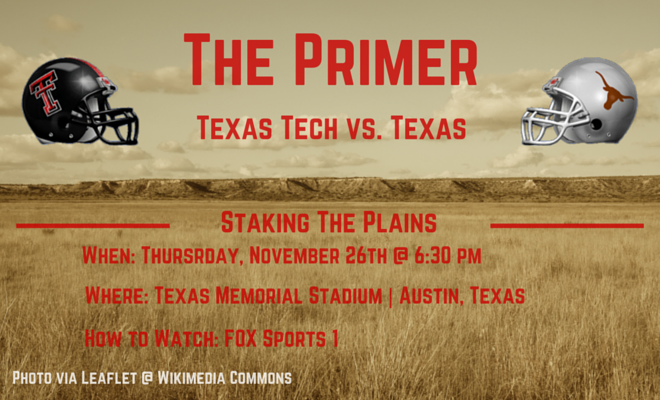 The Primer: Texas Tech vs. Texas