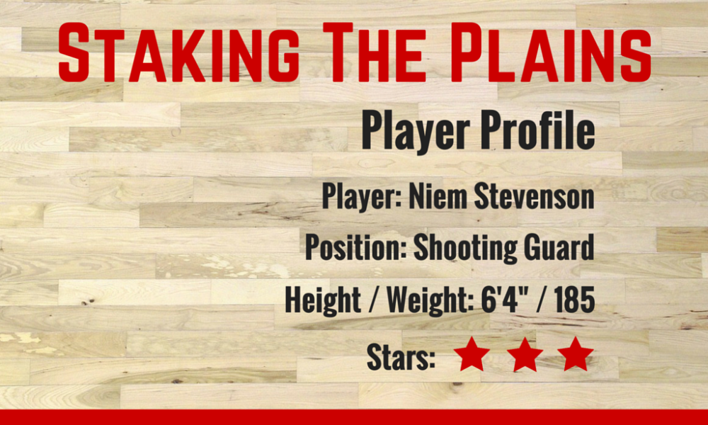Recruiting on the Plains: SG Niem Stevenson Player Profile