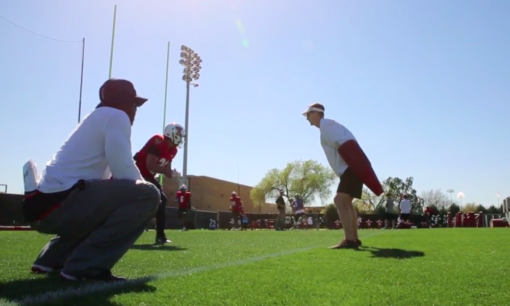 VIDEO: Watch Wide Receivers Coach Emmett Jones Mic’d Up During Spring Practice