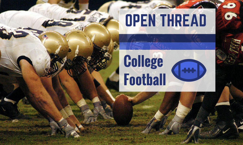 College Football Open Thread: Saturday