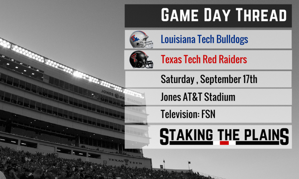 Open Thread II:  Louisiana Tech Bulldogs vs. Texas Tech Red Raiders