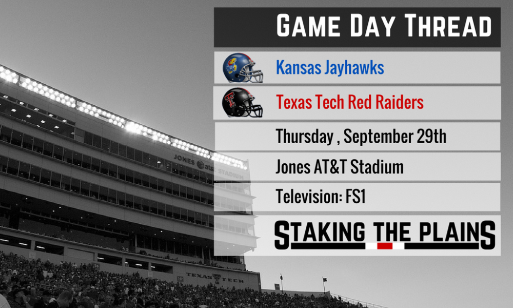 Open Thread I: Kansas Jayhawks vs. Texas Tech Red Raiders