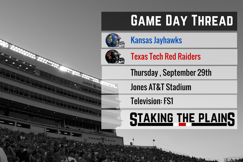 Open Thread III: Kansas Jayhawks vs. Texas Tech Red Raiders