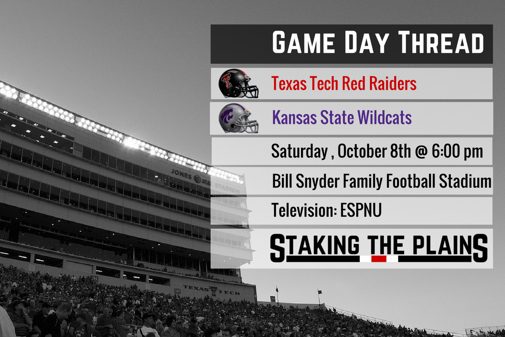 Open Thread I: Texas Tech Red Raiders vs. Kansas State Wildcats