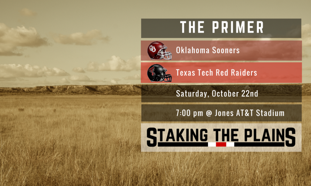 The Primer: Oklahoma Sooners vs. Texas Tech Red Raiders