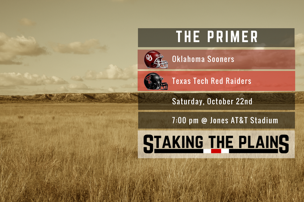 The Primer: Oklahoma Sooners vs. Texas Tech Red Raiders