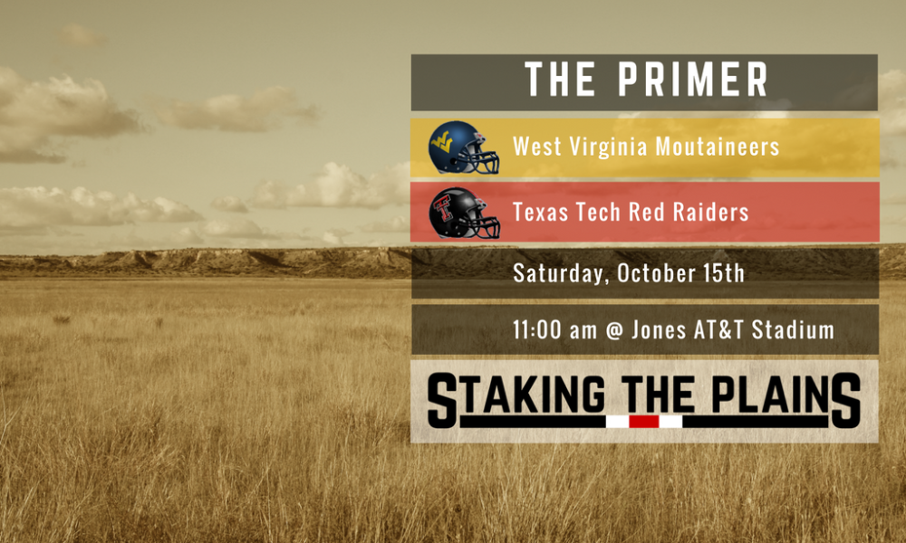 The Primer: West Virginia Mountaineers vs. Texas Tech Red Raiders