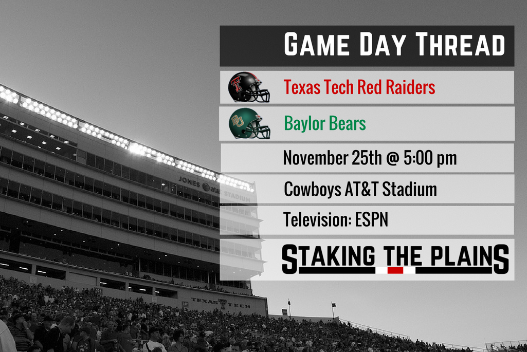 Game Thread IV: Texas Tech vs. Baylor
