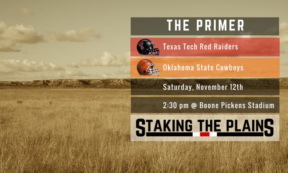 The Primer: Texas Tech Red Raiders vs. Oklahoma State Cowboys