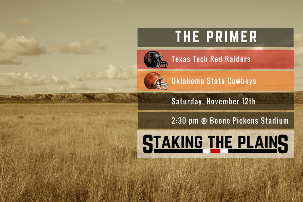 The Primer: Texas Tech Red Raiders vs. Oklahoma State Cowboys