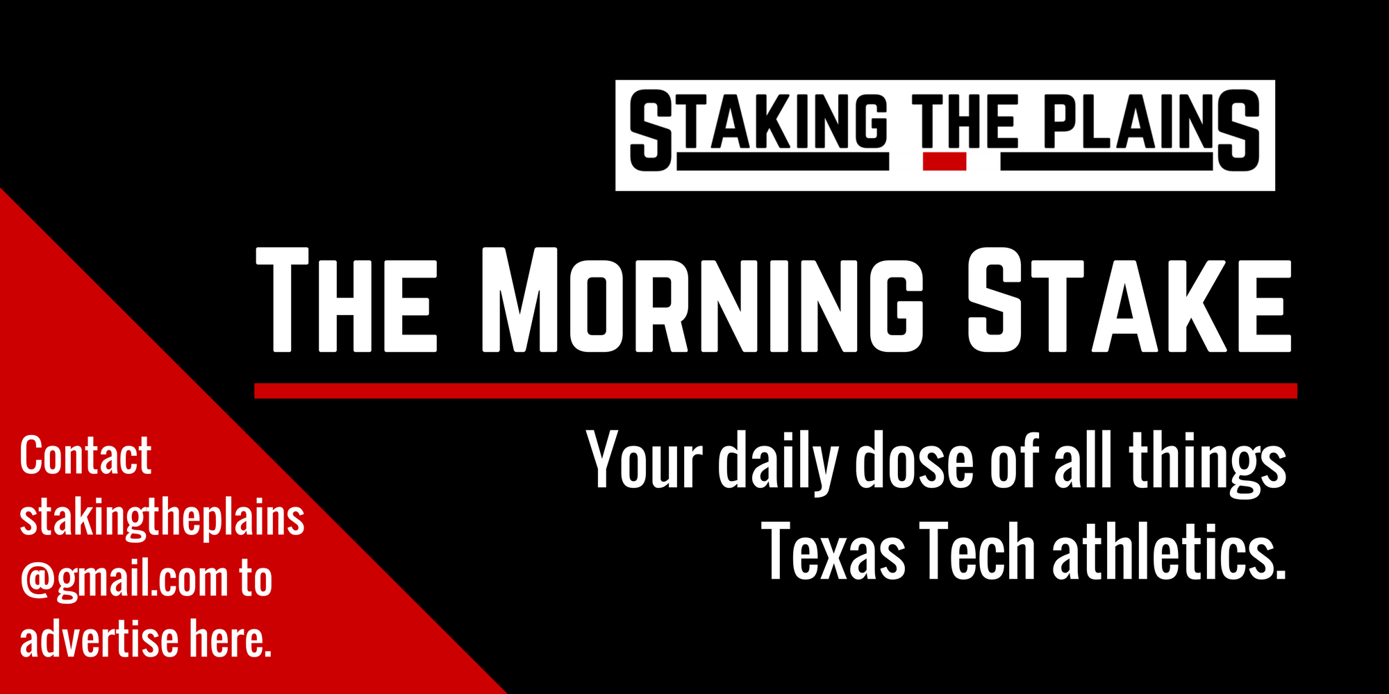 The Morning Stake: March 9th