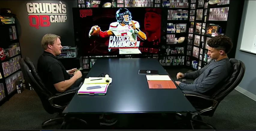 WATCH: Full Episode of Patrick Mahomes at Gruden’s Camp