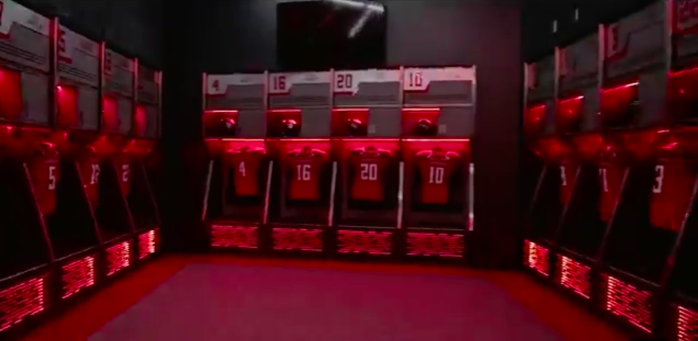 LOOK: Texas Tech Unveils New Football Locker Room