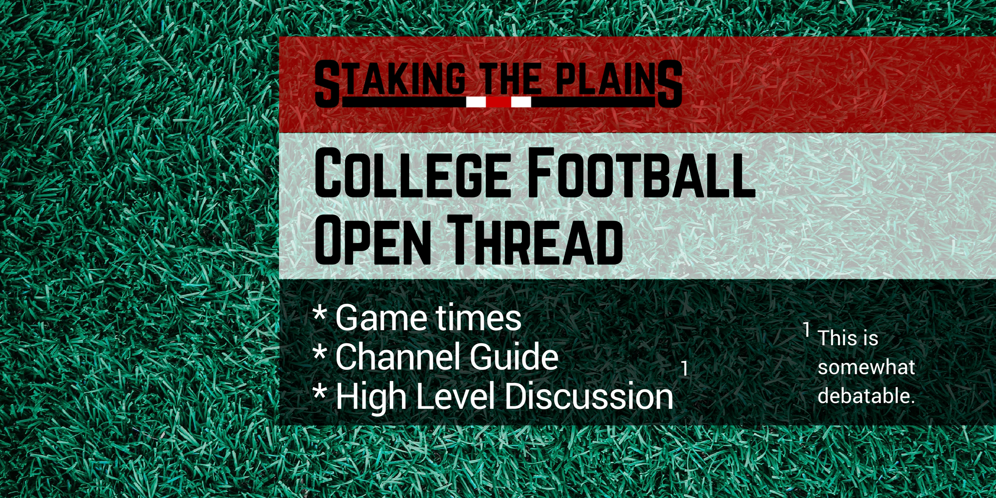 College Football Open Thread: December 1st & 2nd