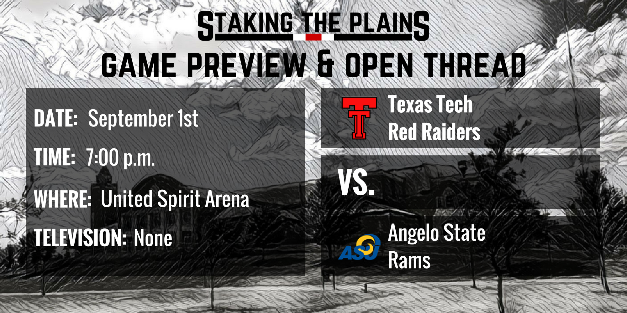 Game Preview & Open Thread: Angelo State vs. Texas Tech
