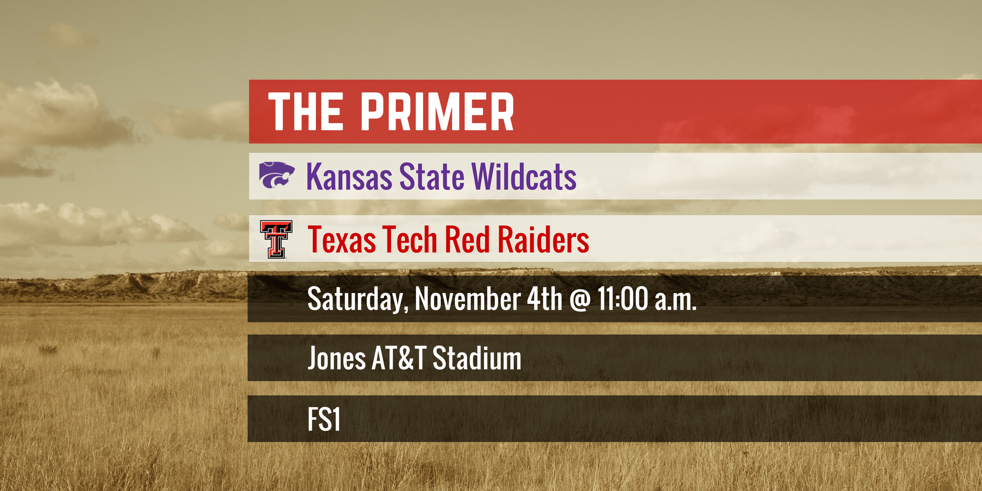The Primer: Kansas State vs. Texas Tech
