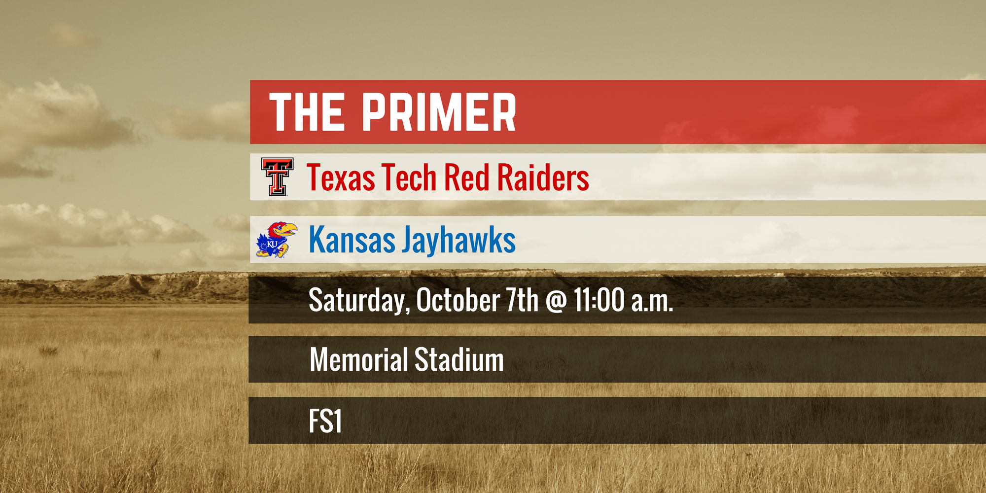 The Primer: Texas Tech vs. Kansas