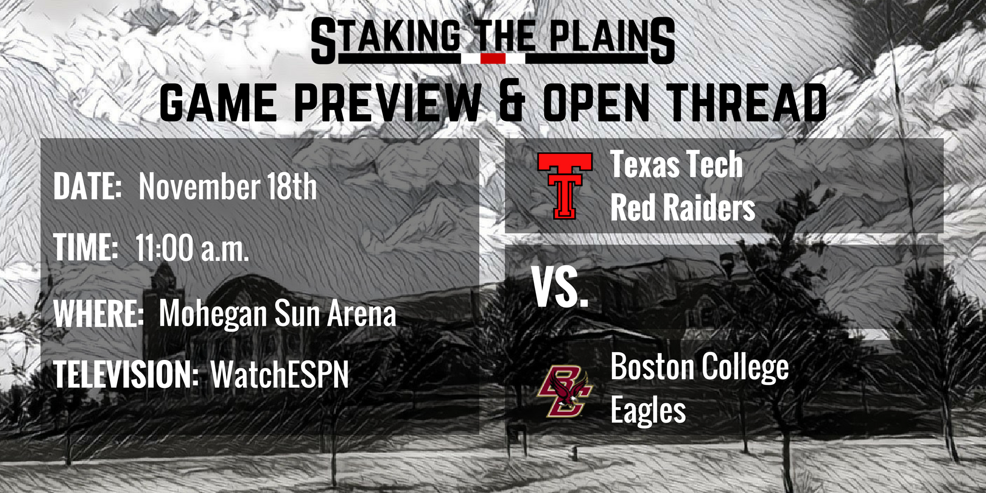 Preview and Game Thread: Texas Tech vs. Boston College