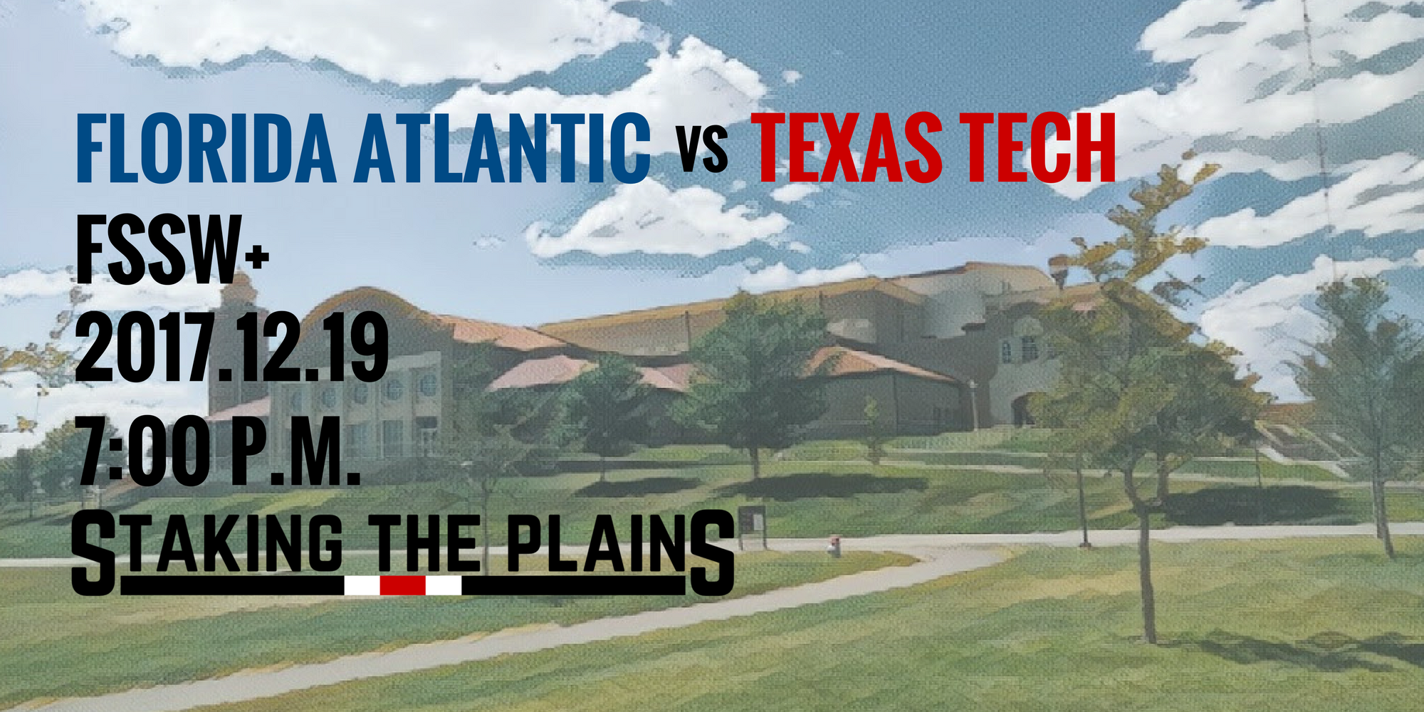Game Preview & Open Thread: Florida Atlantic vs. Texas Tech