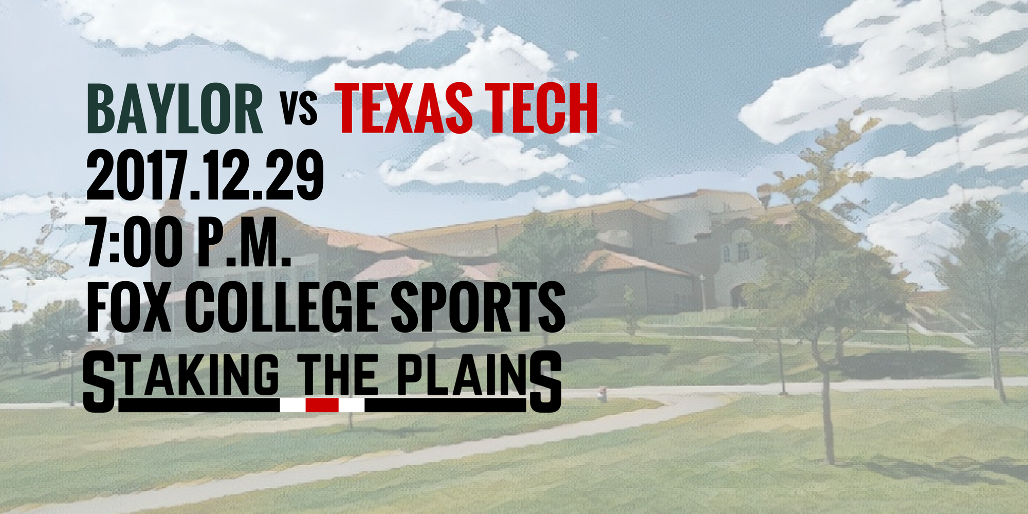 Game Preview & Open Thread: Baylor vs. Texas Tech