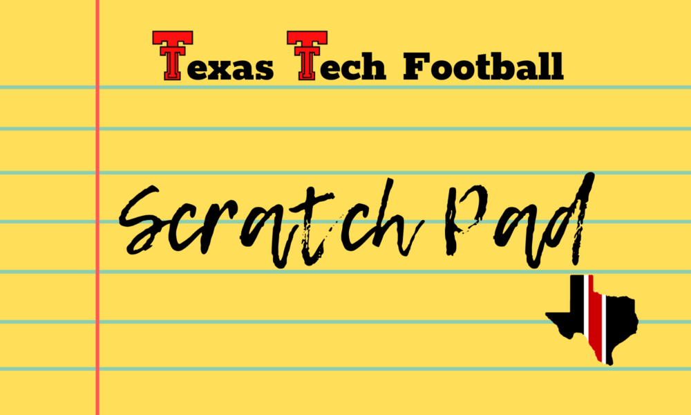 Texas Tech Football Scratch Pad | Defensive Line Gets Upper Hand