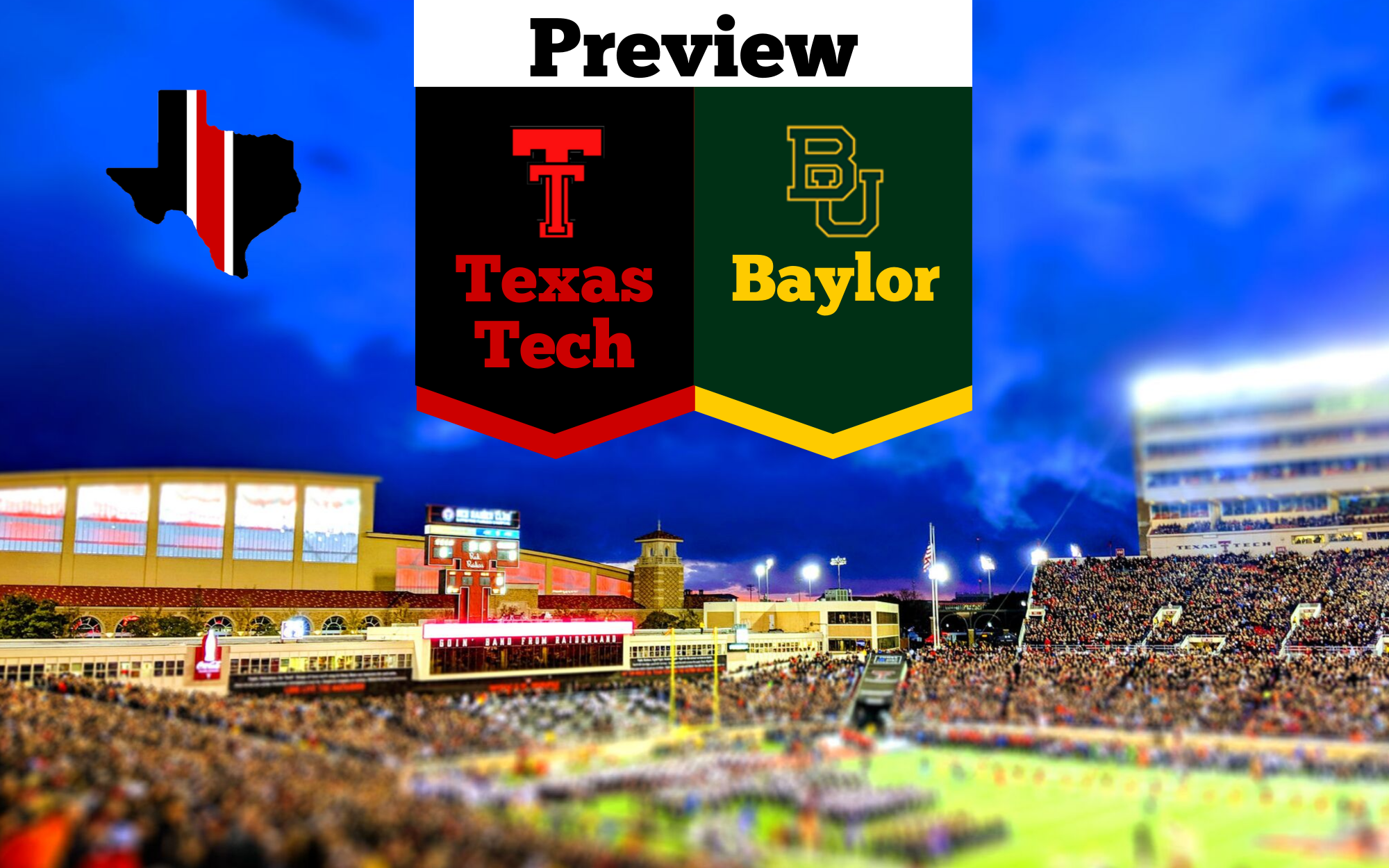 Preview: Texas Tech Red Raiders vs. Baylor Bears