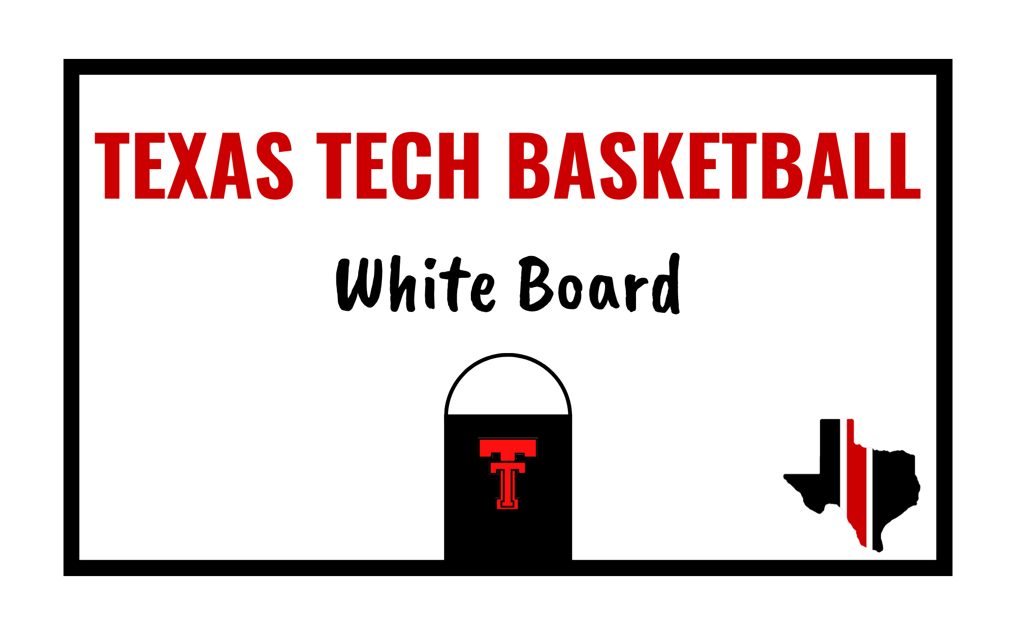 Texas Tech Basketball White Board: Big 12 Media Day