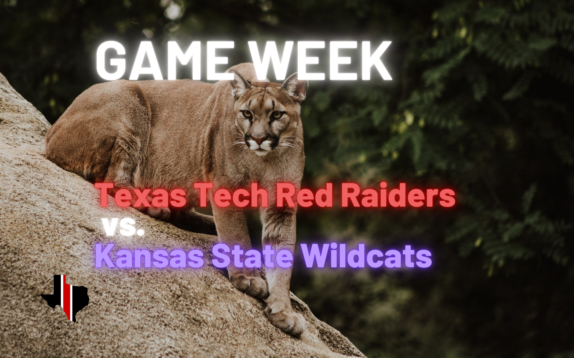 Game Week: Texas Tech vs. Kansas State | Game Time, Channel, Streaming, Odds & Notes