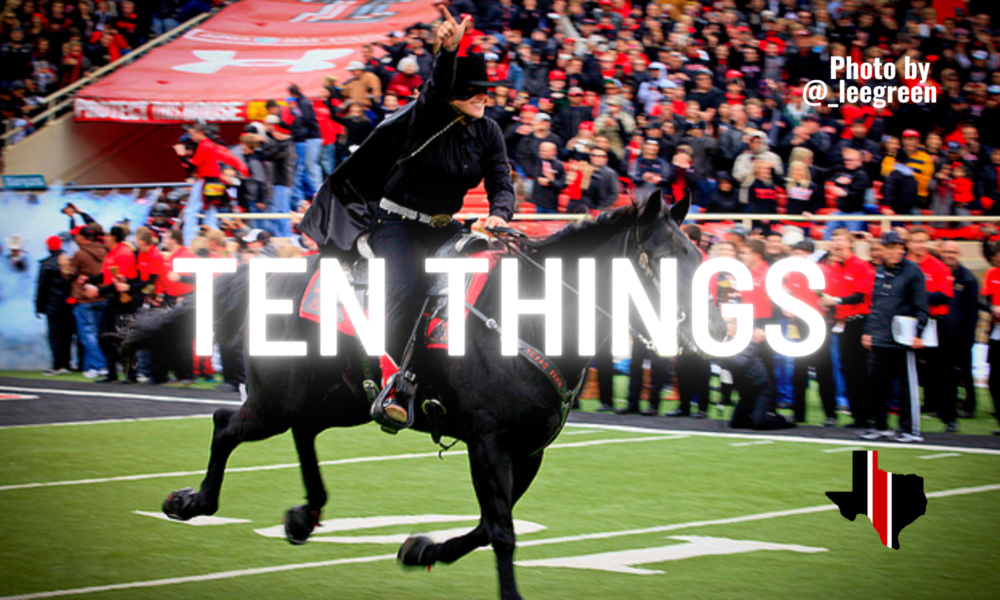 Ten Things: Texas Tech 16, Kansas 13