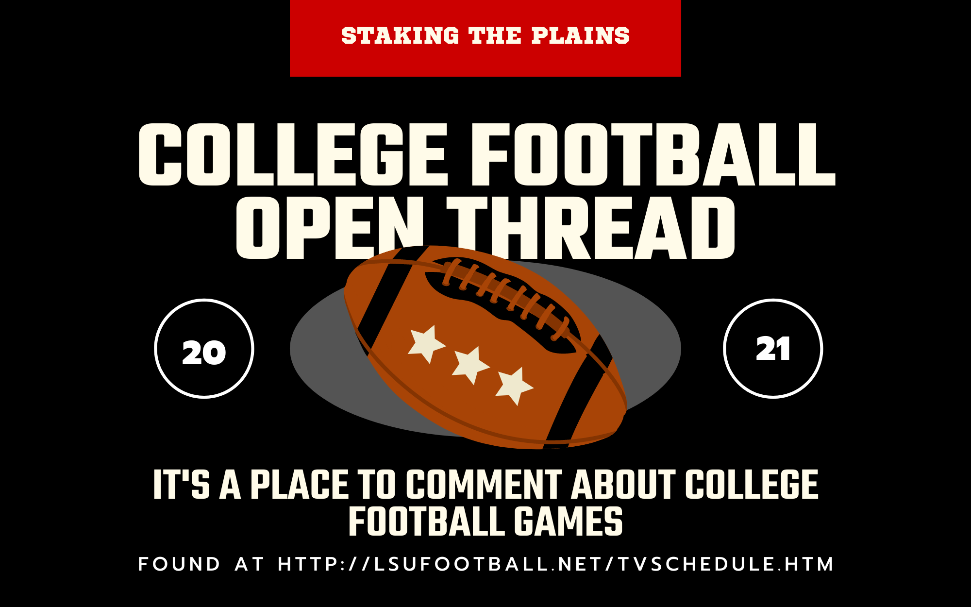 College Football Open Thread | 2021.12.04