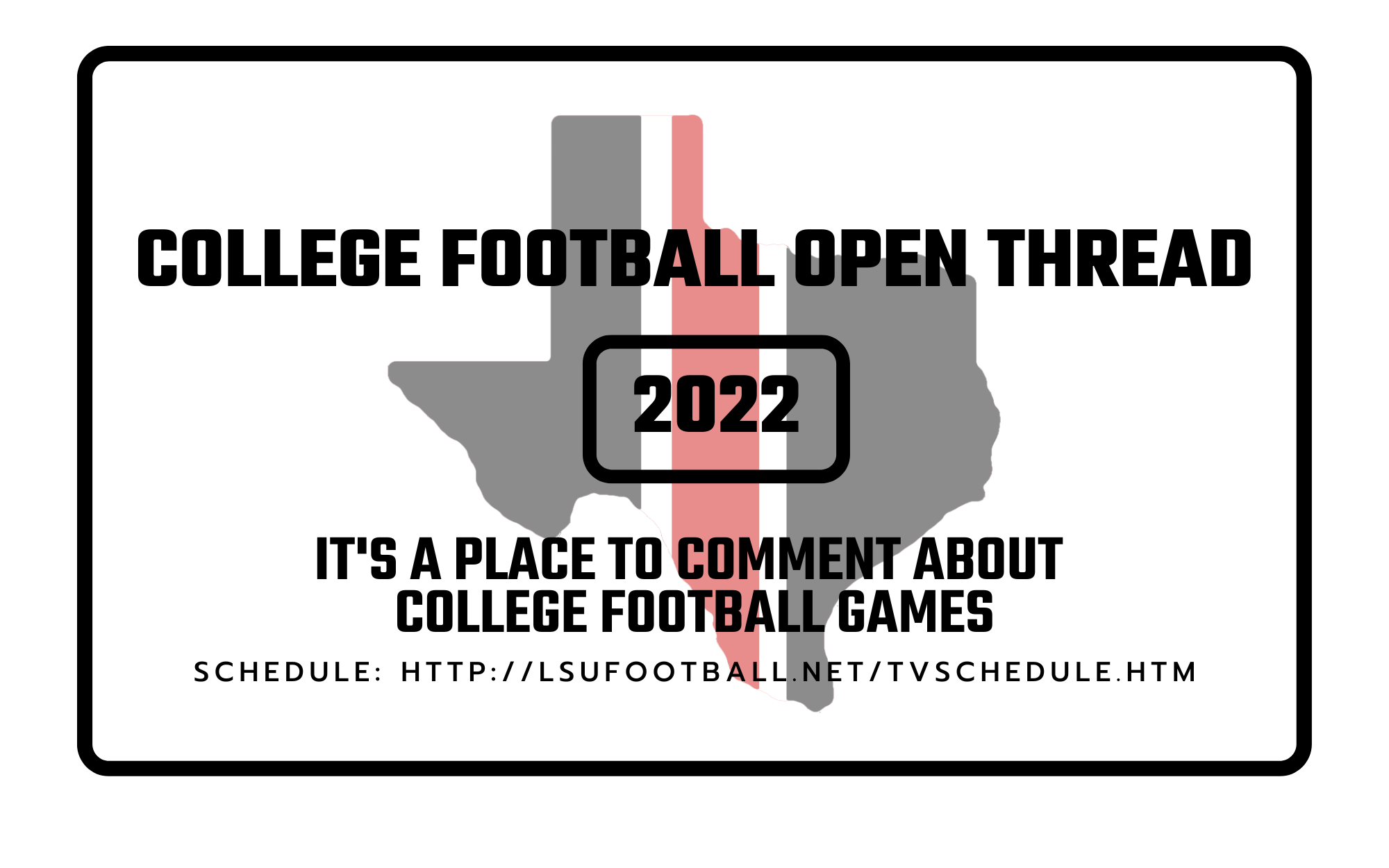College Football Open Thread | 2022.10.28