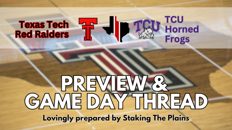 Preview & Game Day Thread | Texas Tech vs. TCU