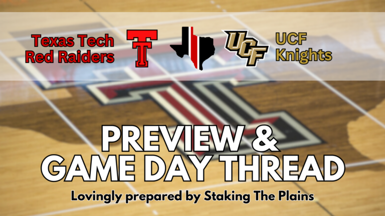 Preview & Game Day Thread | Texas Tech vs. UCF
