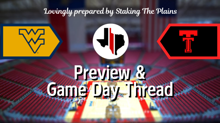 Preview & Game Day Thread: West Virginia vs. Texas Tech