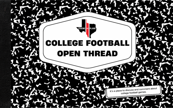 College Football Open Thread | 2025.11.29