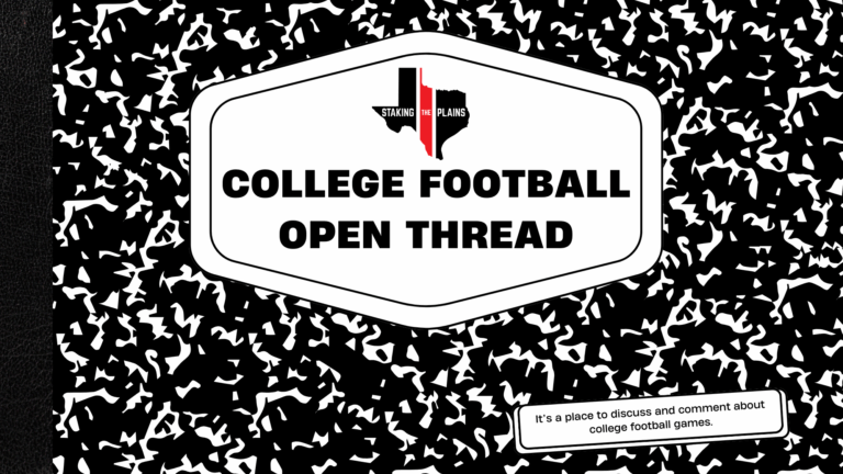 College Football Open Thread | 2025.11.29