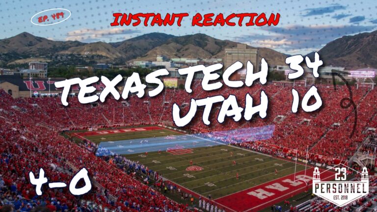 Texas Tech 34 – Utah 10  |  Instant Reaction