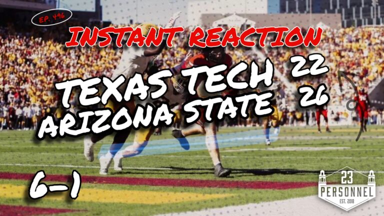 Texas Tech 22 – Arizona State 26  |  Instant Reaction