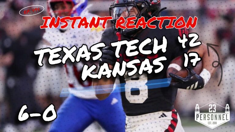 Texas Tech 42 – Kansas 17  |  Instant Reaction