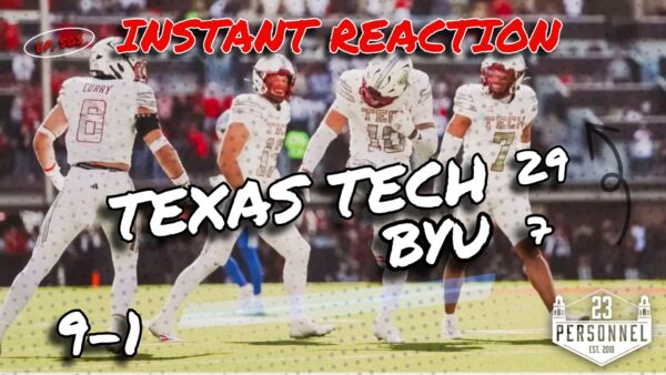 Texas Tech 29 – BYU 7  |  Instant Reaction